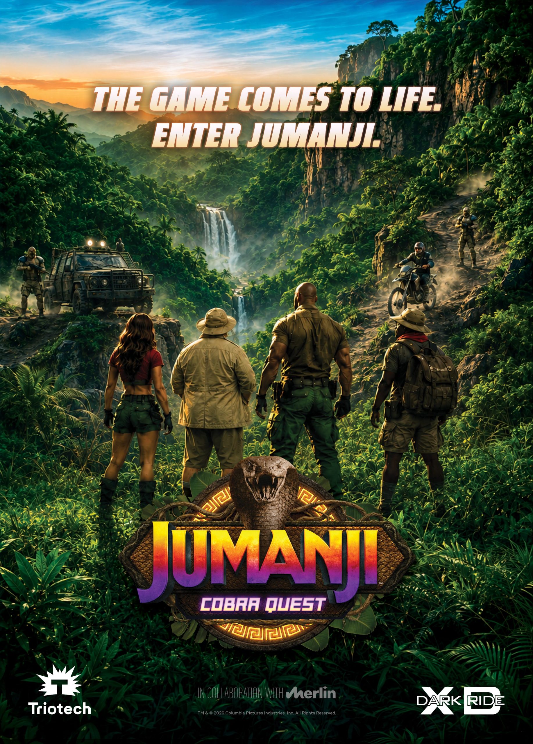 Jumanji: Cobra Quest movie poster